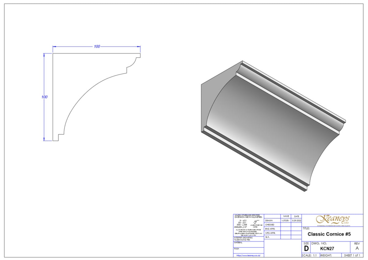 Sample of Classic Cornice #5